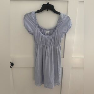 Sunday Best Sky Blue Ruffle Dress